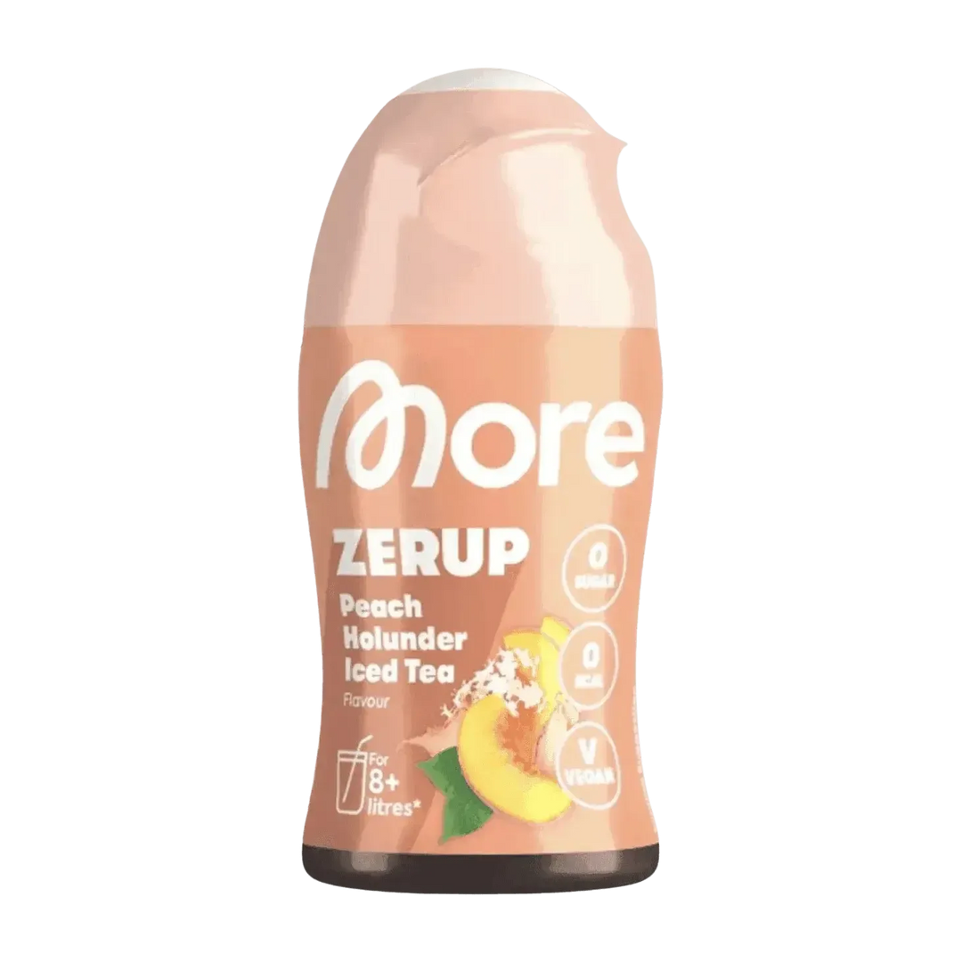 More Nutrition Zero Sirup | 65ml Peach Holunder Iced Tea - fitgrade.ch