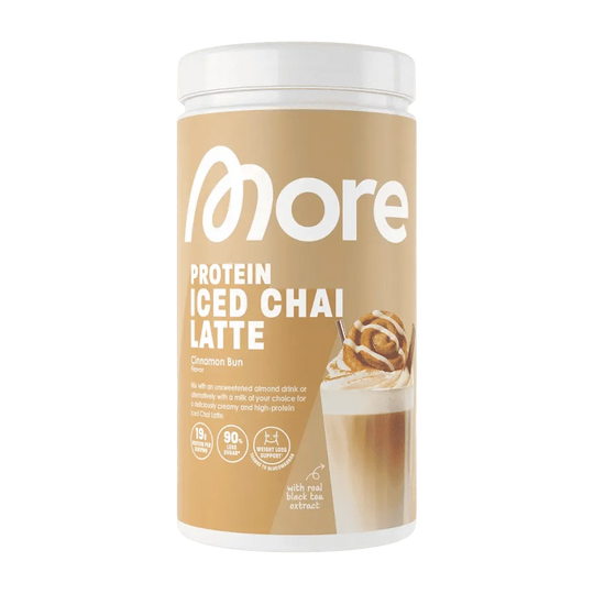 More Nutrition Protein Iced Chai Latte 2.0 | 500g - Cinnamon Bun - fitgrade.ch