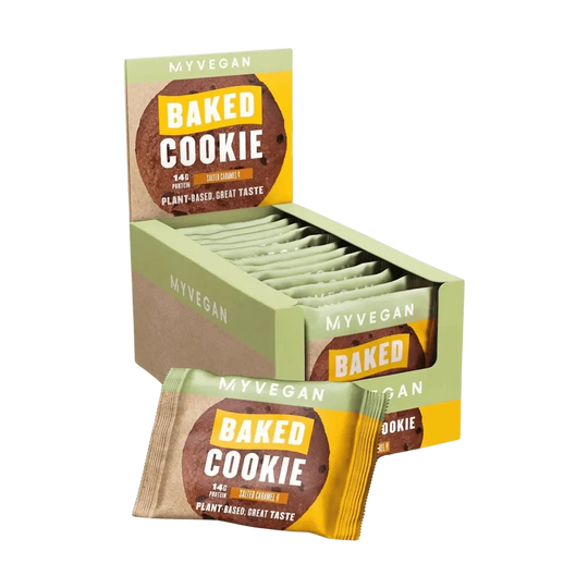 Myprotein Vegan Baked Cookie | 75g 12x75g Salted Caramel - fitgrade.ch