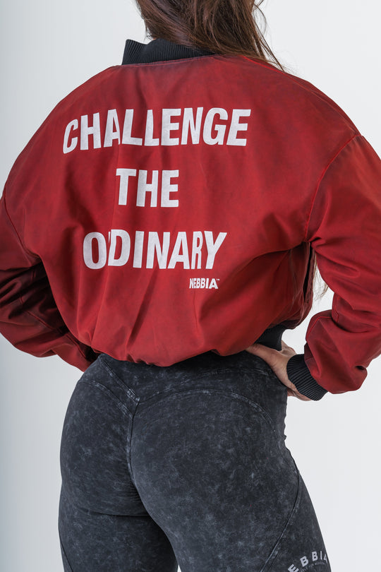 Nebbia Washed-Off Women's Bomber Jacket LEGEND - fitgrade.ch