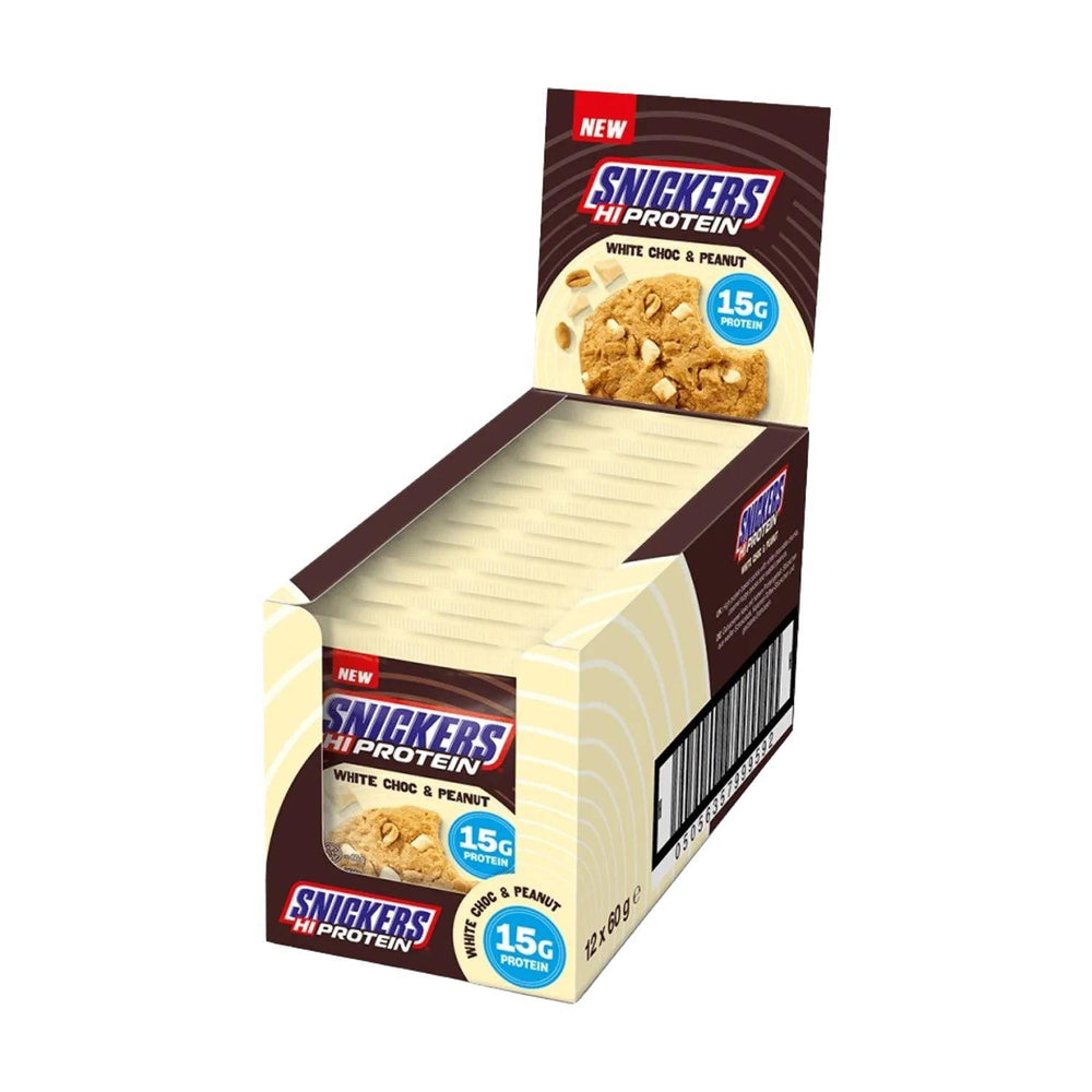 Snickers Hi Protein Cookie White Choc & Peanut | 60g 12x60g - fitgrade.ch