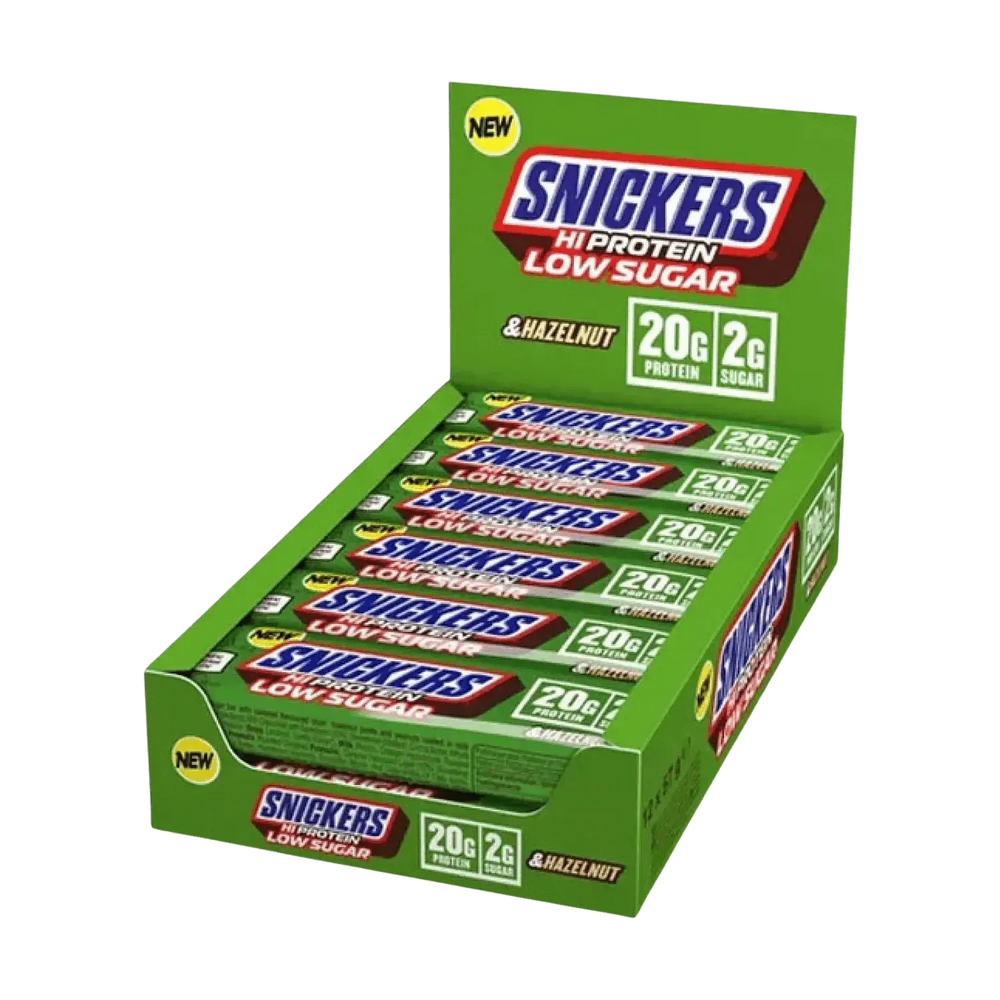 Snickers Low Sugar Hi Protein Bar - Hazelnut | 57g 12x57g - fitgrade.ch
