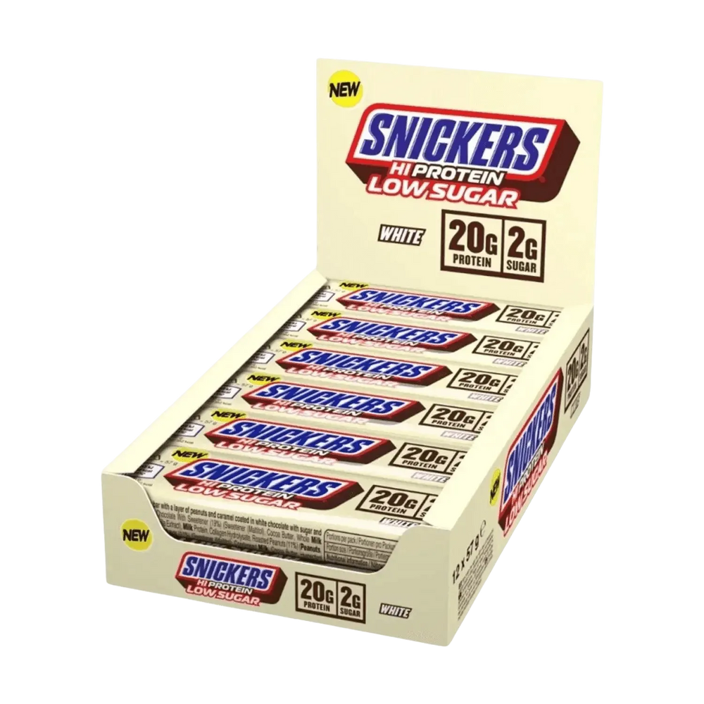 Snickers Low Sugar Hi Protein Bar - White Chocolate | 57g - fitgrade.ch