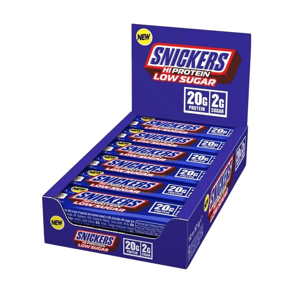 Snickers Low Sugar Hi Protein Bar - Milk Chocolate | 57g 12x57g - fitgrade.ch