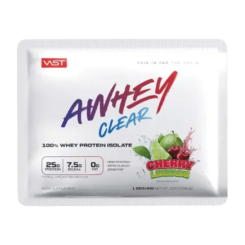 VAST AWHEY Clear Isolate | 30g SAMPLE Cherry Limeade - fitgrade.ch