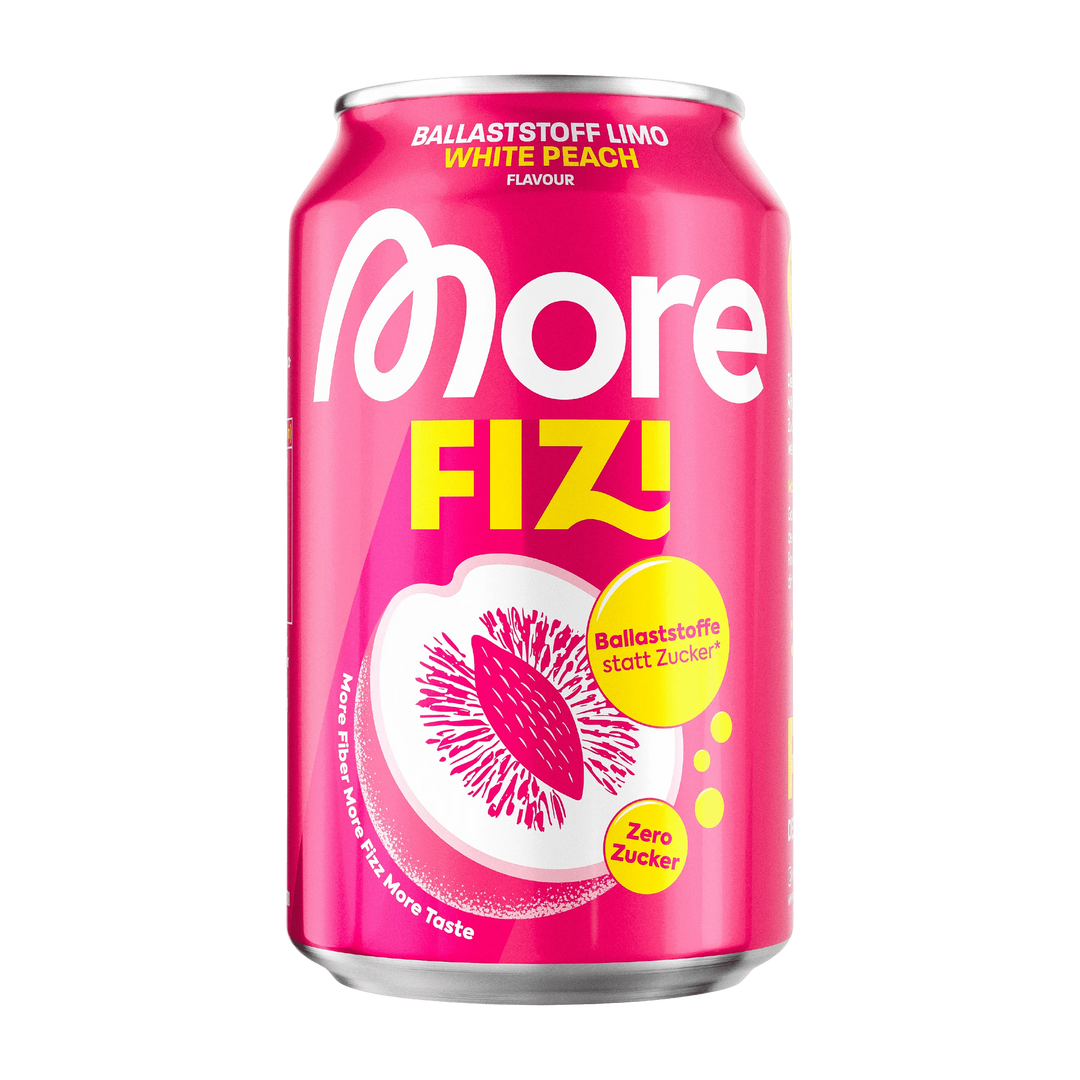 More Nutrition More FIZI | 330ml - 330ml / White Peach - fitgrade.ch