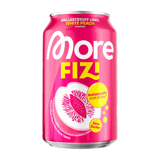 More Nutrition More FIZI | 330ml - 330ml / White Peach - fitgrade.ch