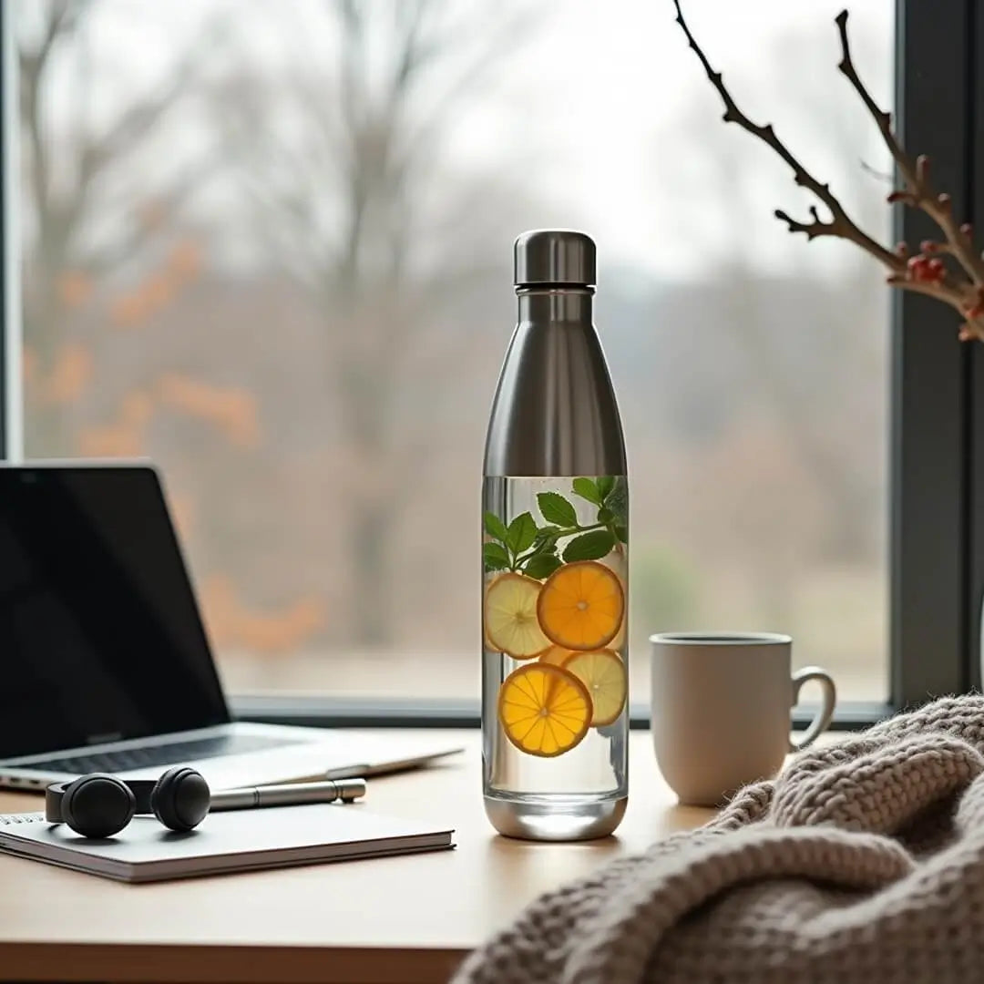 Aromatisches Alltagswasser mit Zitrus & Minze - fitgrade.ch