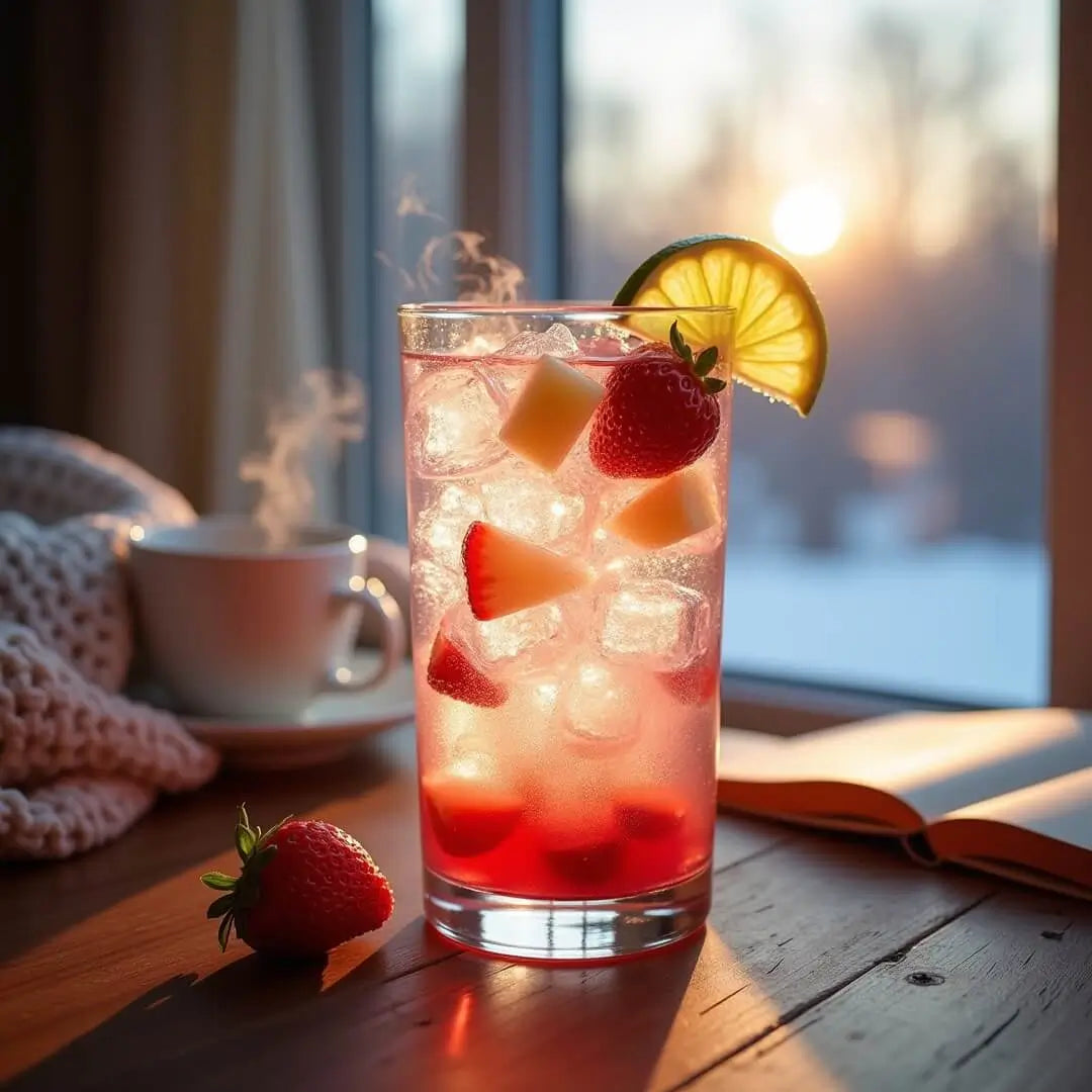 Winterlicher Pineberry-Protein-Mocktail - fitgrade.ch