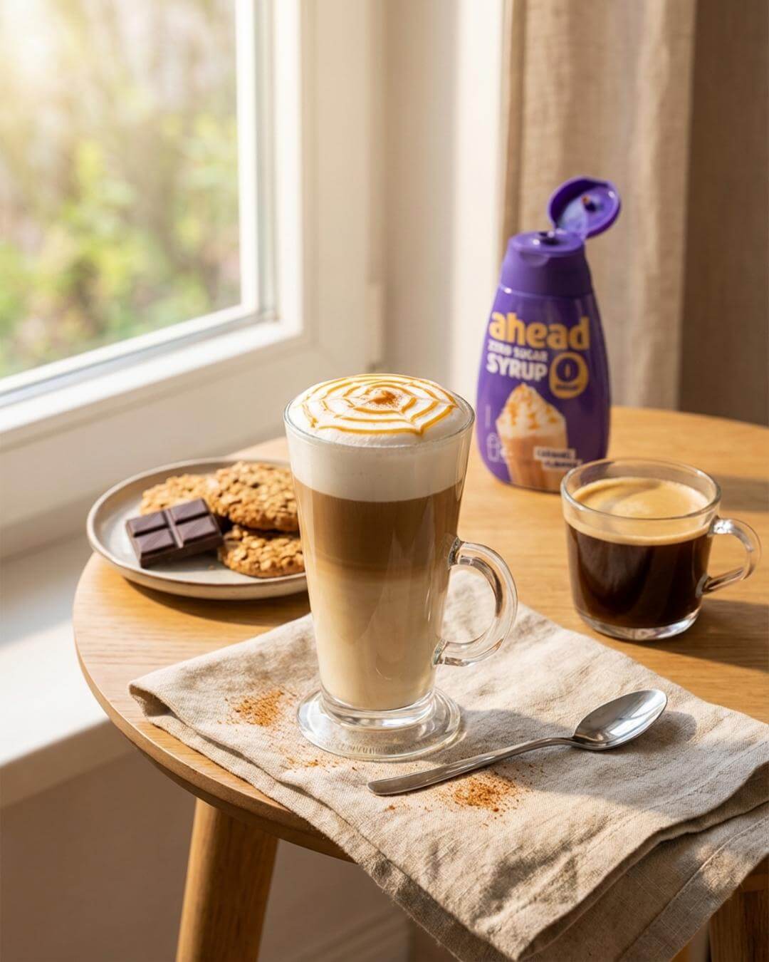 Zuckerfreier Caramel-Latte wie im Café - fitgrade.ch