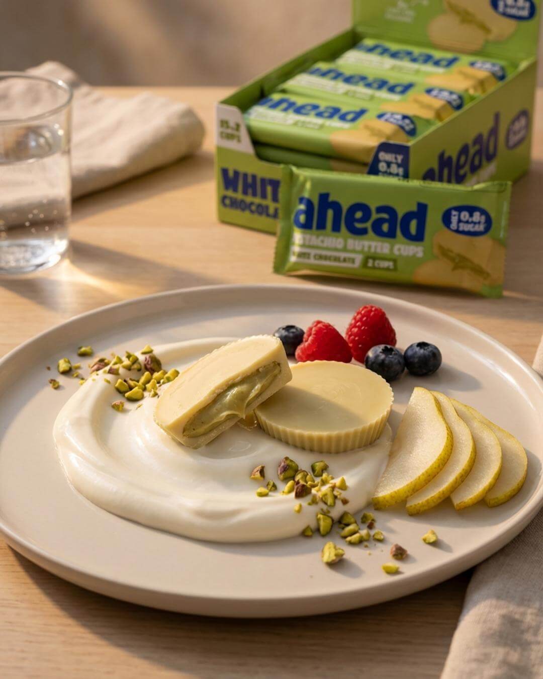 Smarter Pistazien-Dessertteller - fitgrade.ch