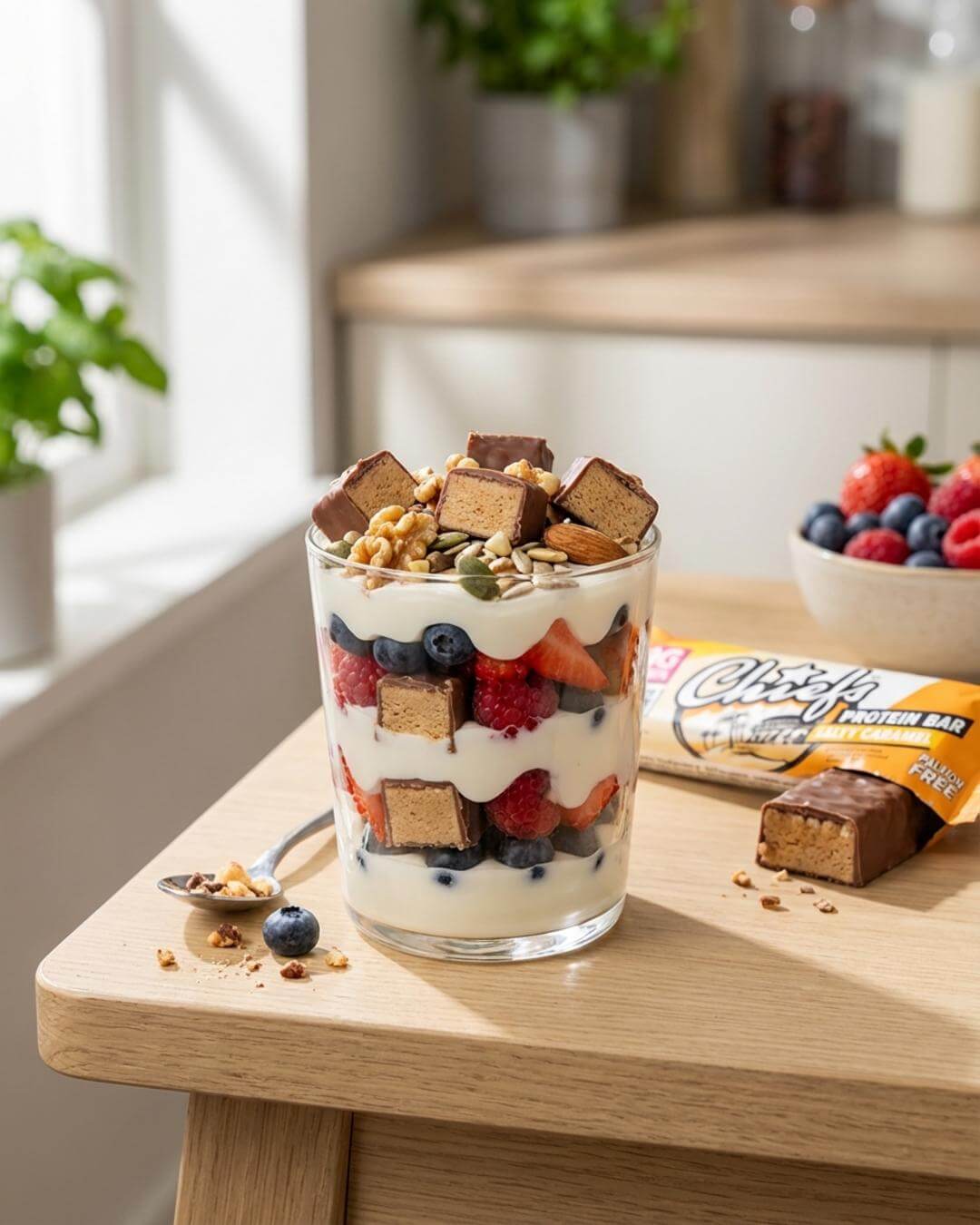 Protein-Snack im Schichtglas - fitgrade.ch