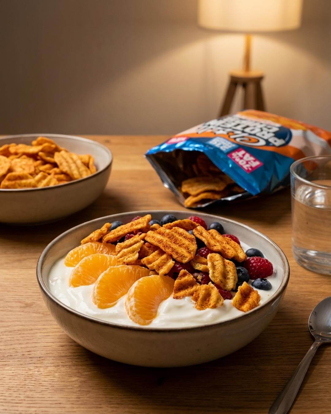 Protein-Crunch-Bowl mit Paprika-Chips - fitgrade.ch