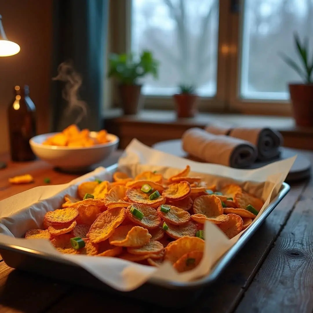 Warme Protein-Chipspan mit Käse und Kräutern - fitgrade.ch