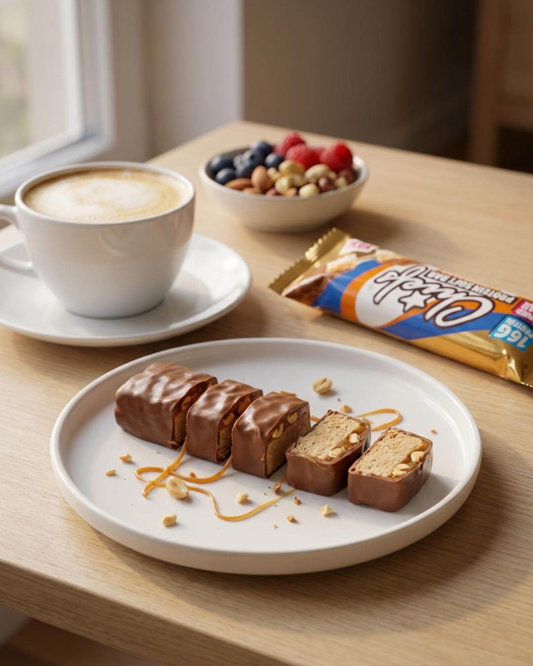 Protein-Kaffeemoment mit Soft Bar - fitgrade.ch