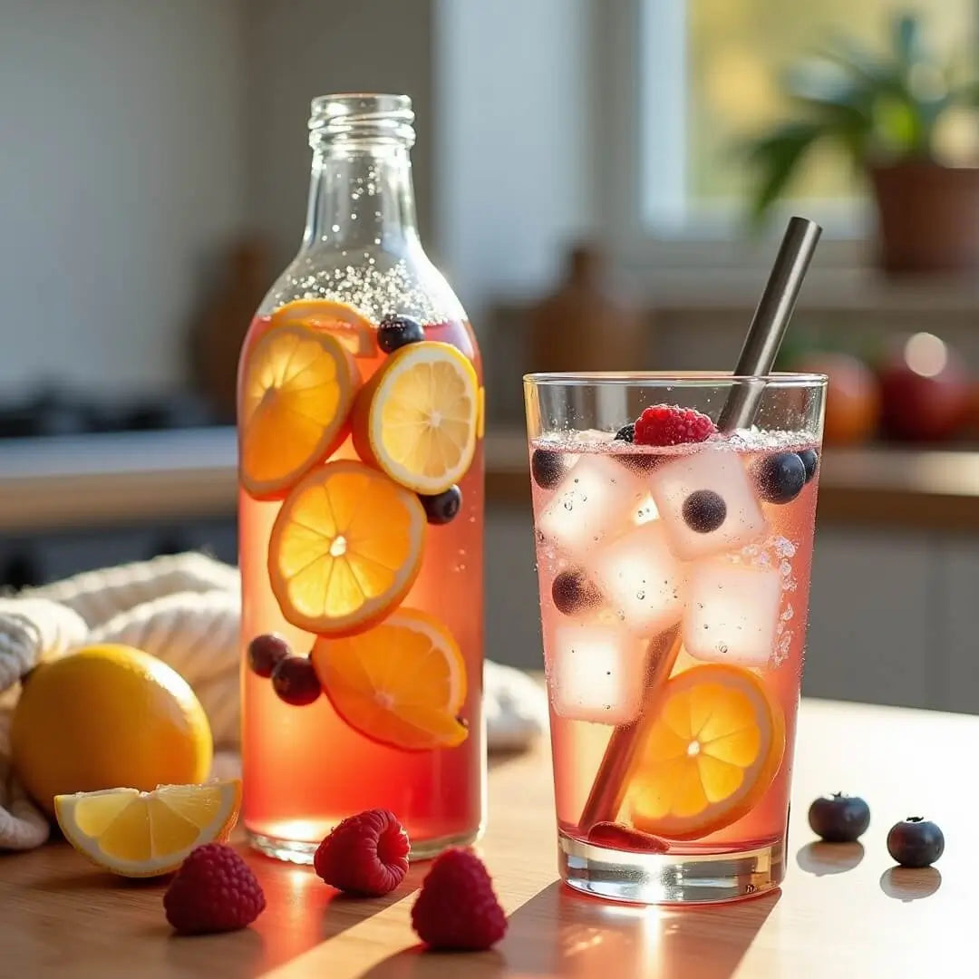 Fruchtiger Zero-Sirup-Infused-Ice-Tea-to-go - fitgrade.ch