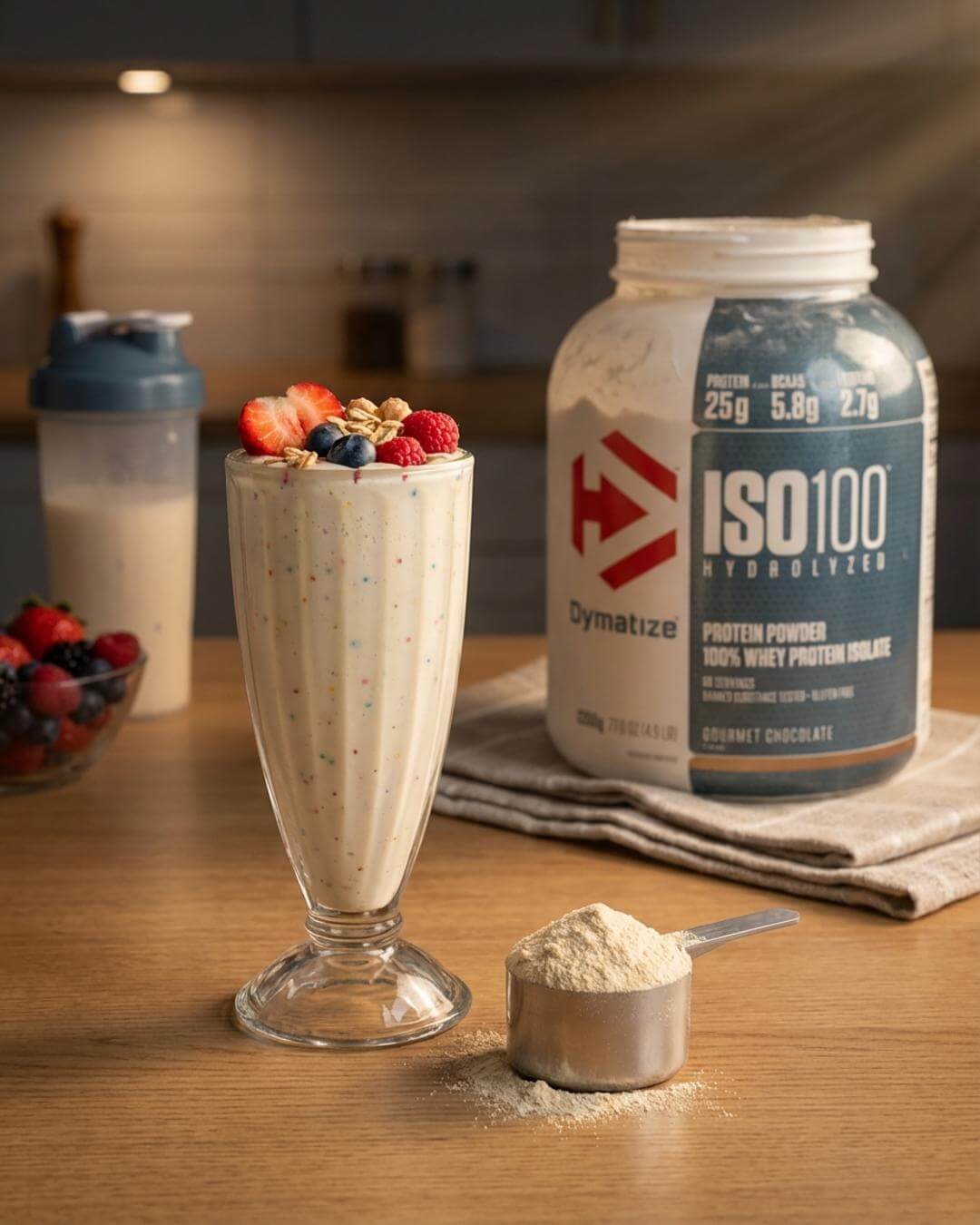 Birthday-Proteinshake im Dessert-Style - fitgrade.ch