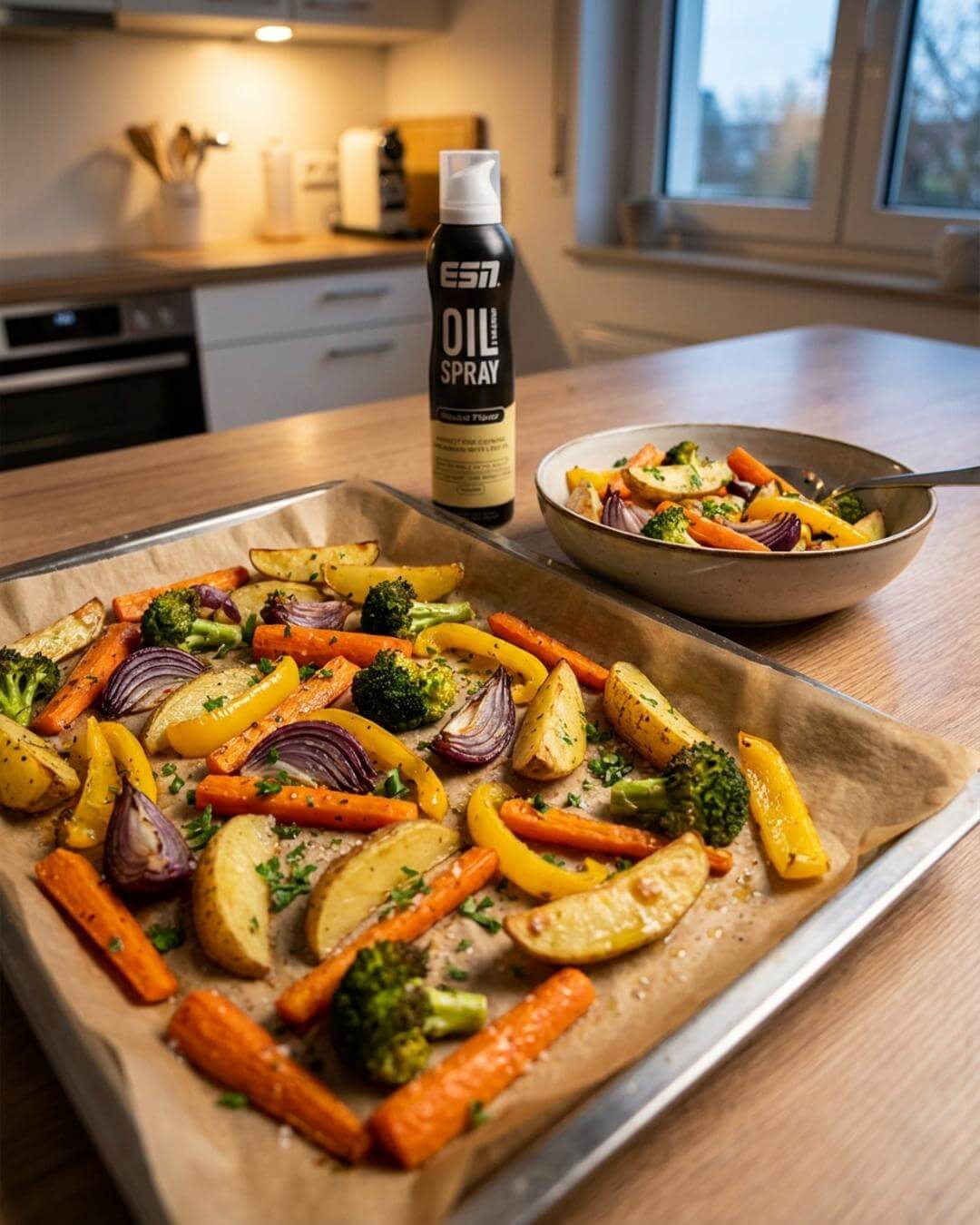 Leichtes knuspriges Ofengemüse - fitgrade.ch