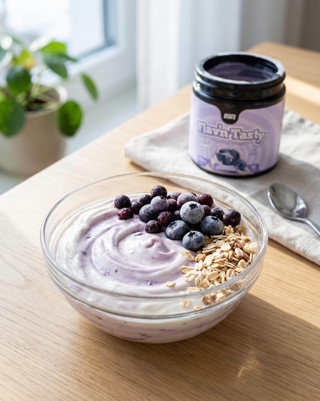 Proteinreicher Blueberry-Cream-Quark - fitgrade.ch