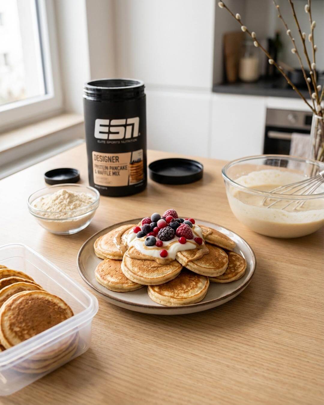 Meal-Prep Protein-Pancakes zum Aufwärmen - fitgrade.ch