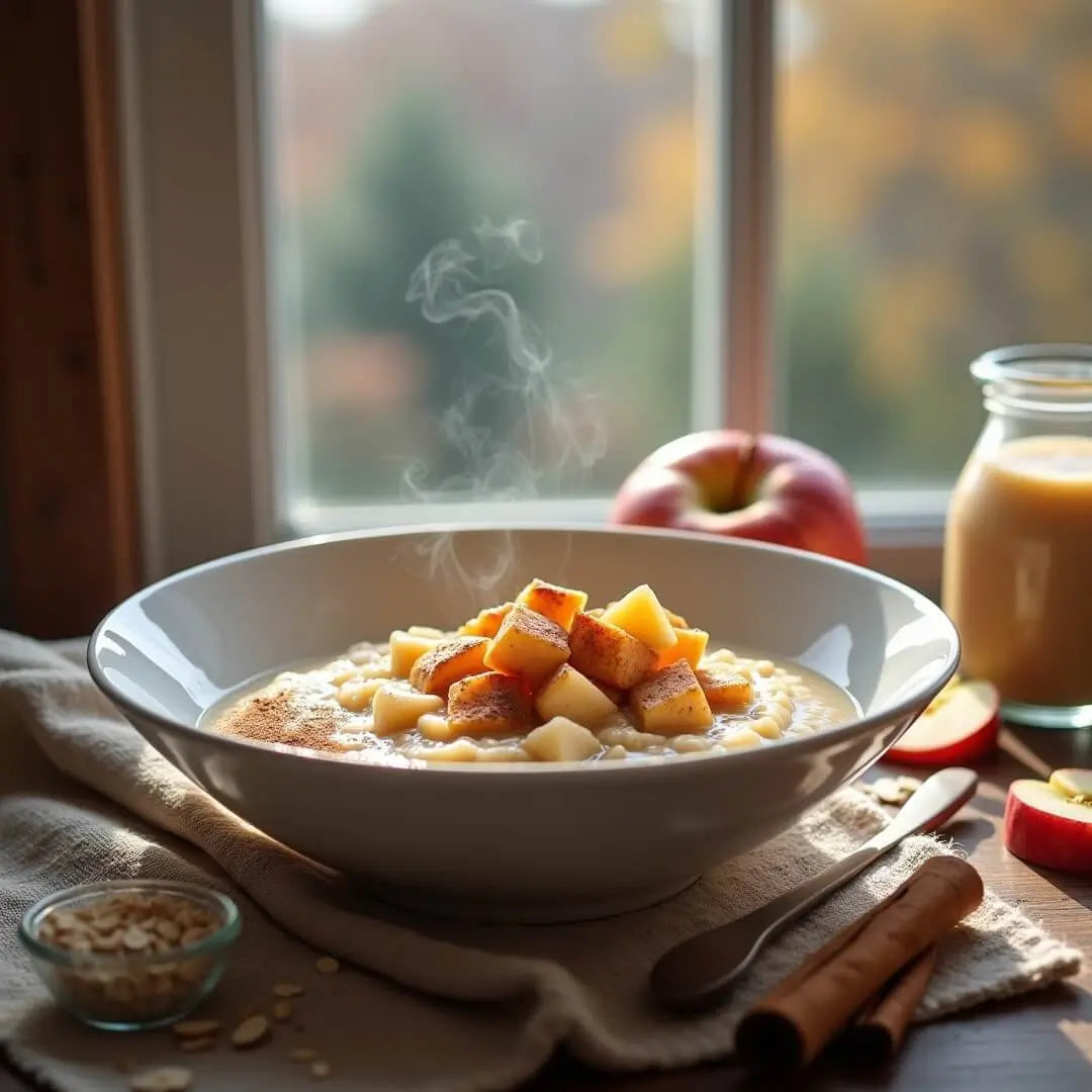 Warmes Protein-Apfel-Zimt-Bowl - fitgrade.ch