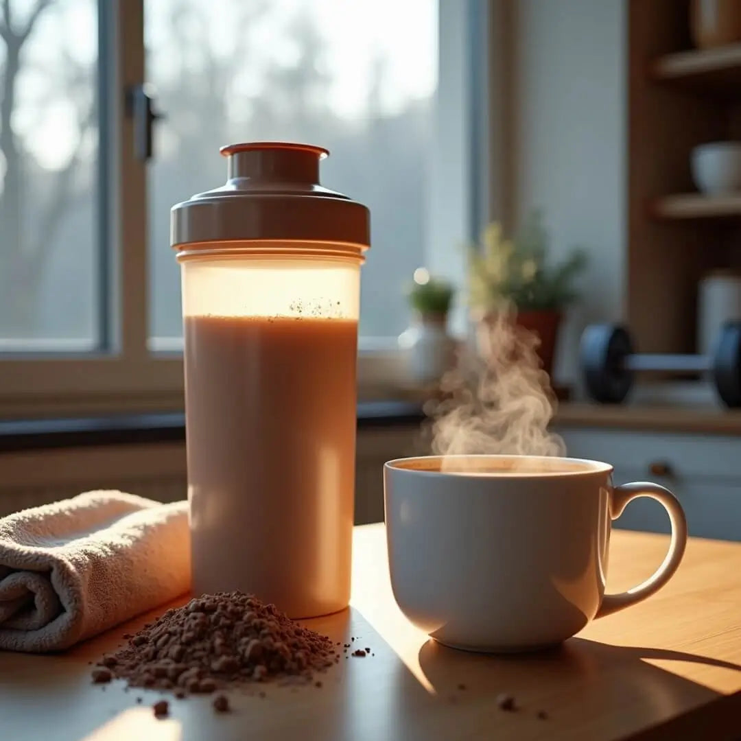 Warmer Schoko-Protein-Drink aus dem Shaker - fitgrade.ch