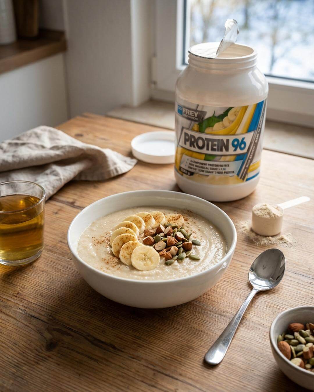 Cremiger Bananen-Protein-Porridge - fitgrade.ch