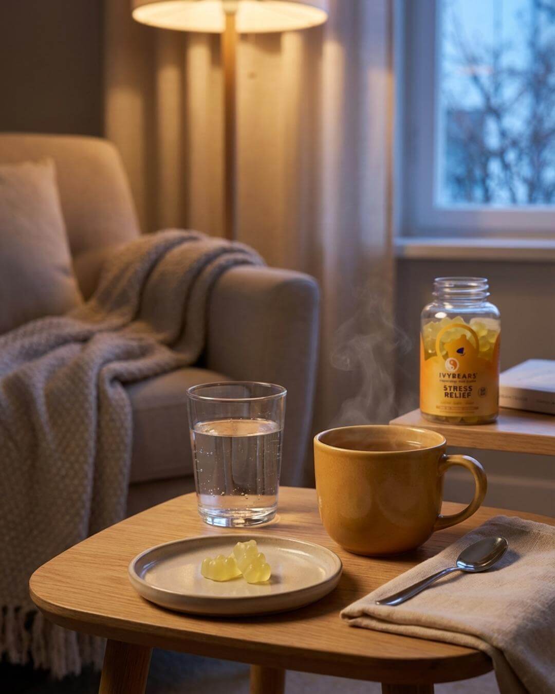 Feierabend-Entspannungsritual mit Zitronenbärchen - fitgrade.ch