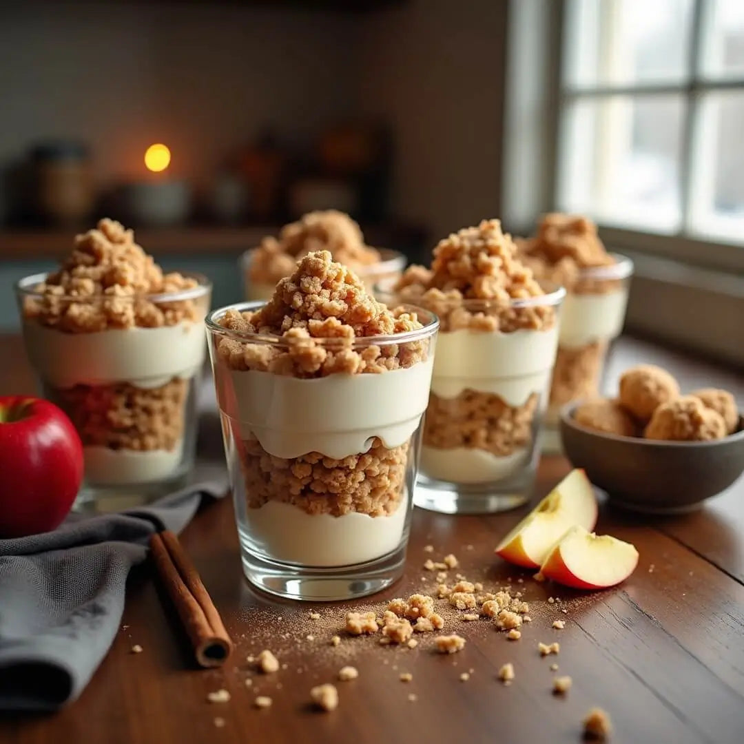 Apple-Pie-Dessert im Glas - fitgrade.ch