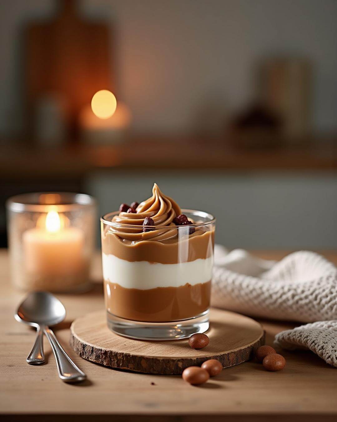 Samtiges Dattel-Haselnuss-Glasdessert - fitgrade.ch