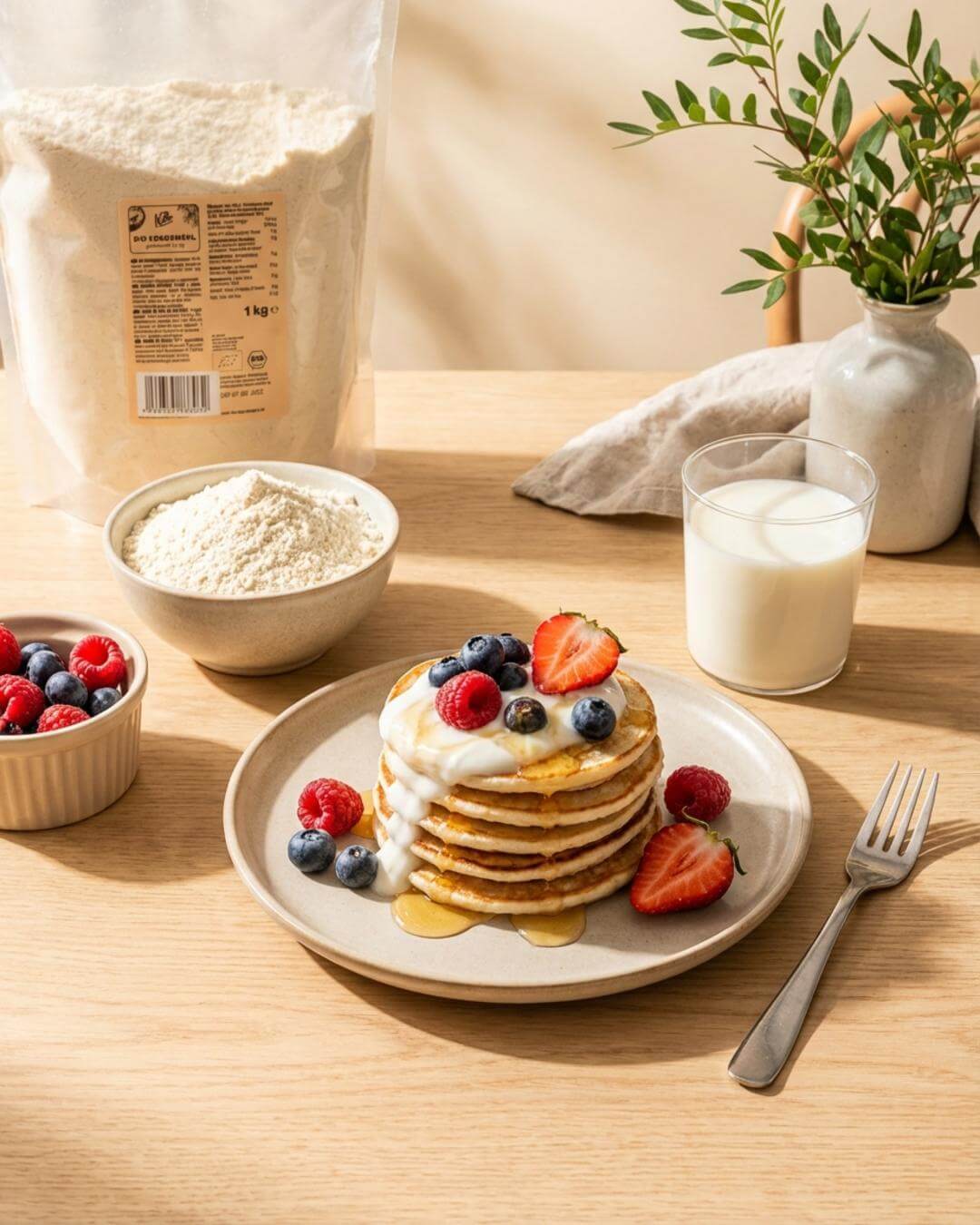 Luftige Kokos-Pancakes - fitgrade.ch
