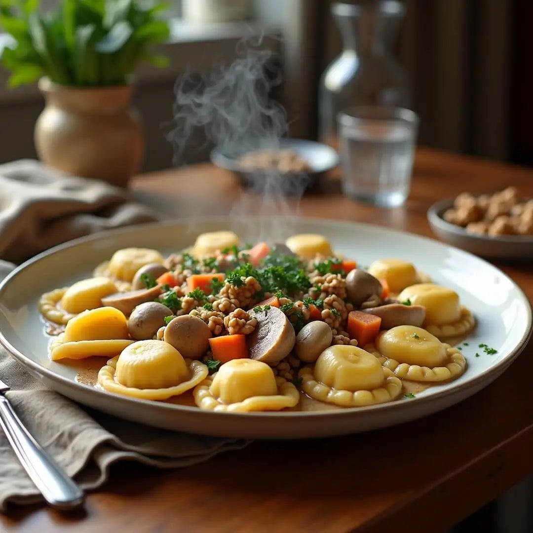 Cremige Winter-Tortelloni-Pfanne - fitgrade.ch