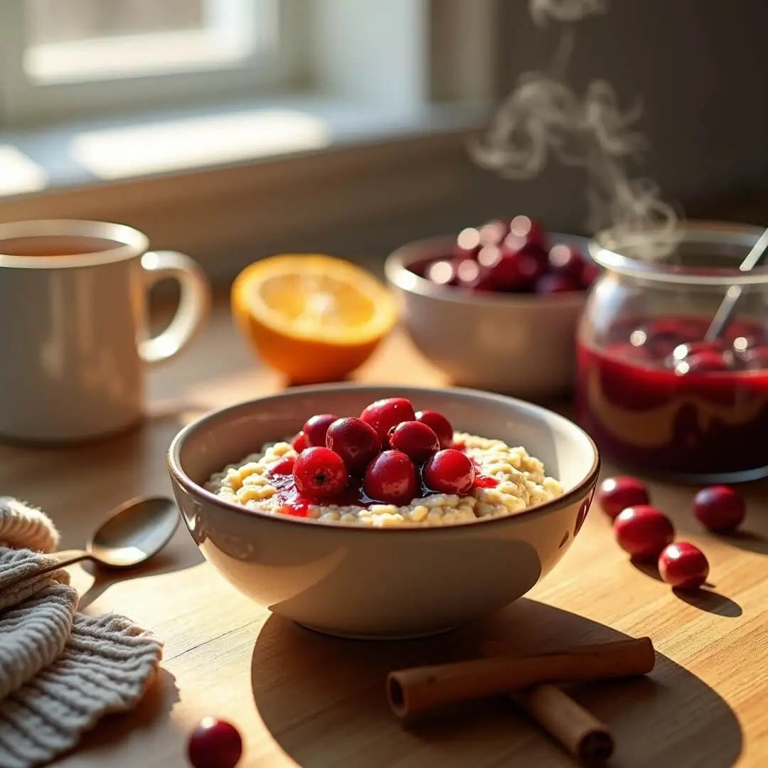 Warmes Cranberry-Kompott für dein Frühstück - fitgrade.ch