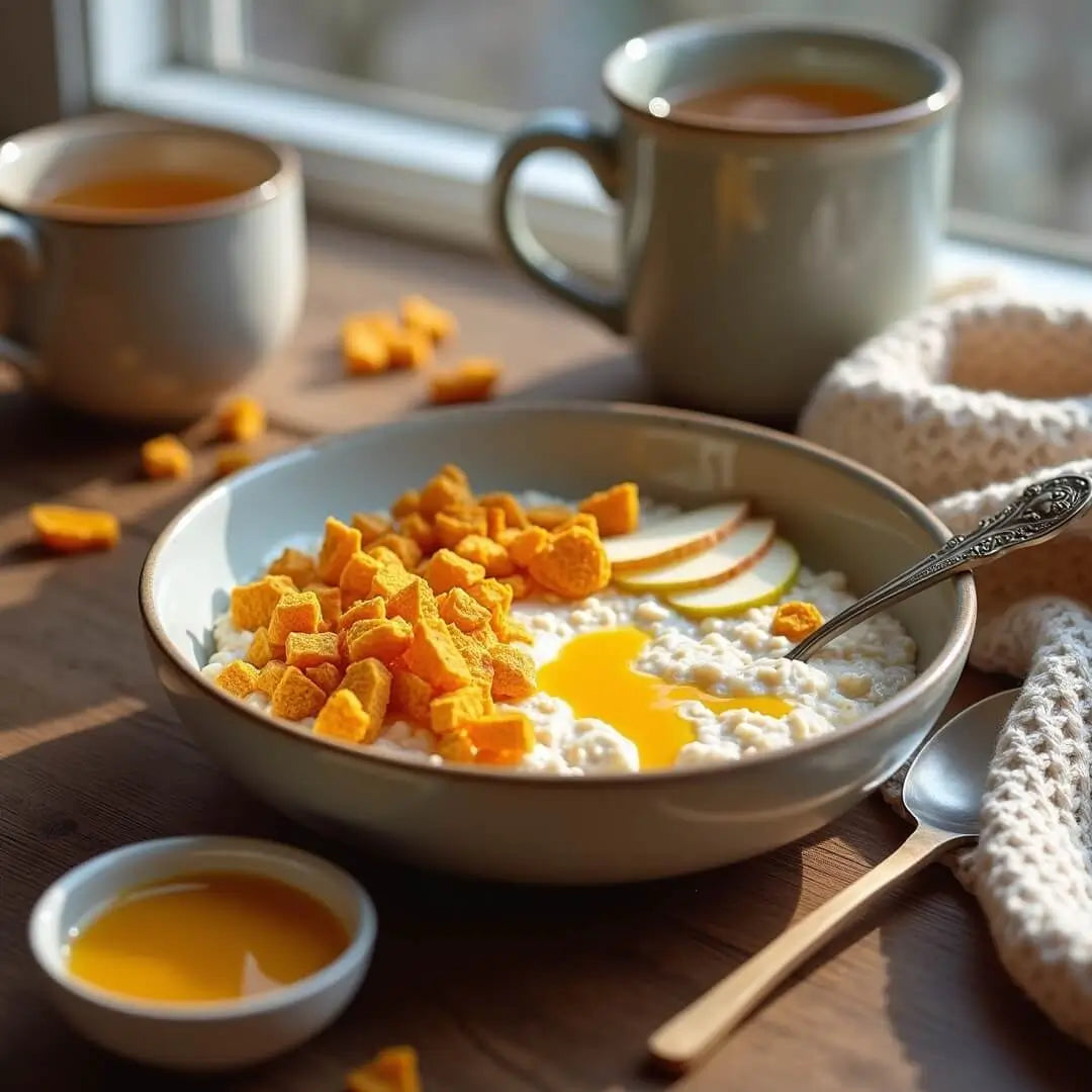 Winterliche Mango-Joghurt-Bowl - fitgrade.ch