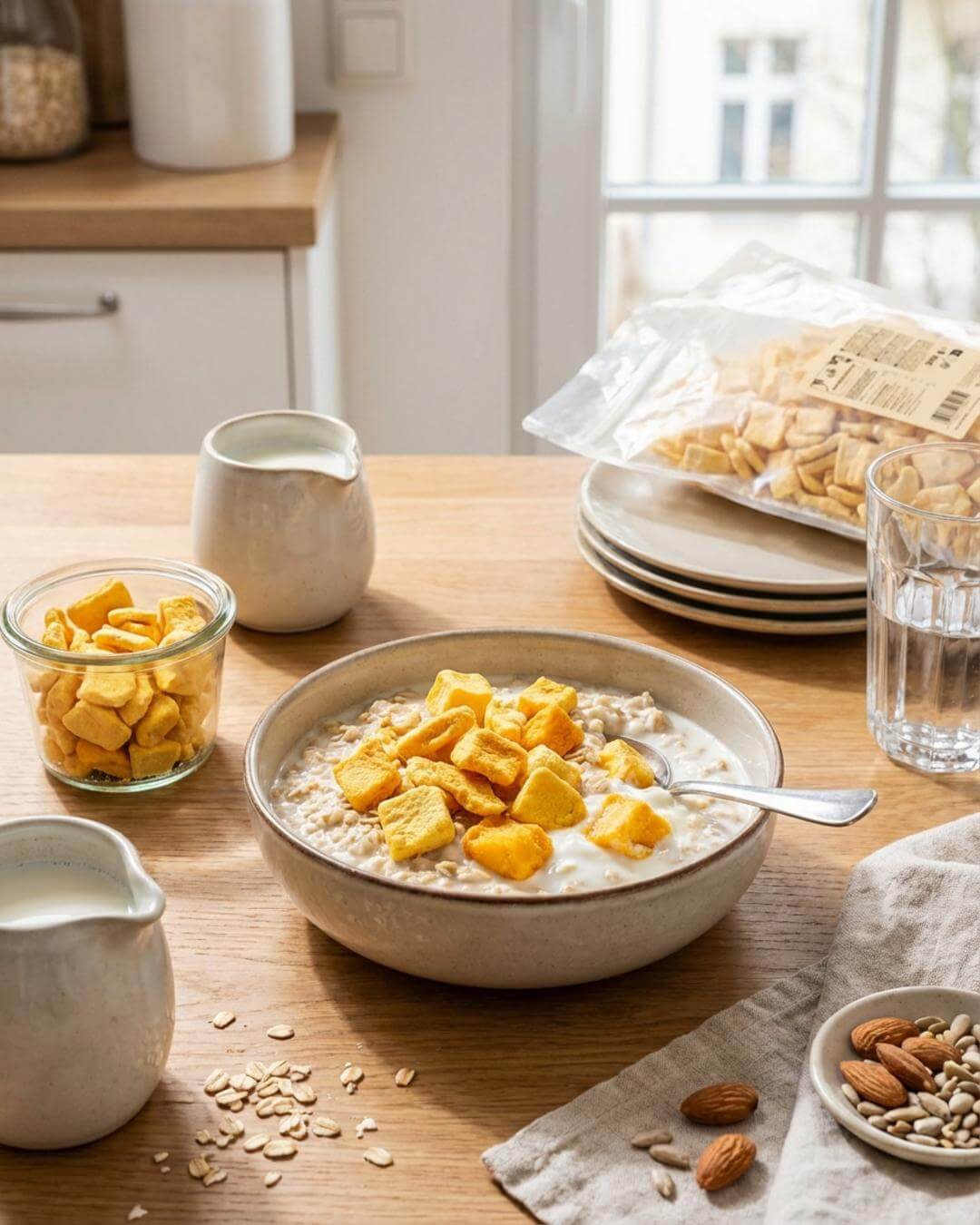 Fruchtig-knusprige Mango-Bowl - fitgrade.ch