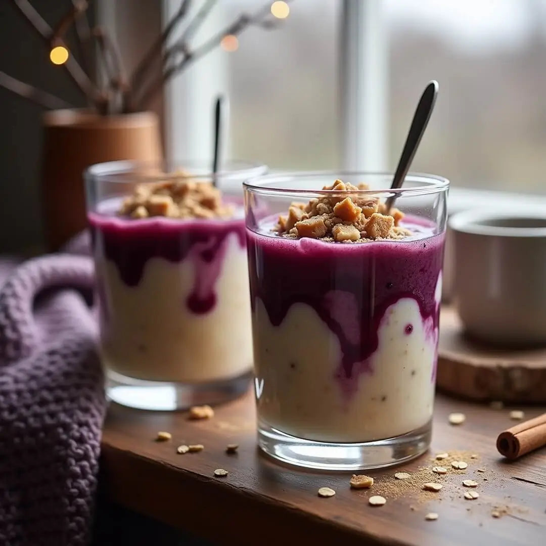 Wärmendes Johannisbeer-Winterdessert im Glas - fitgrade.ch