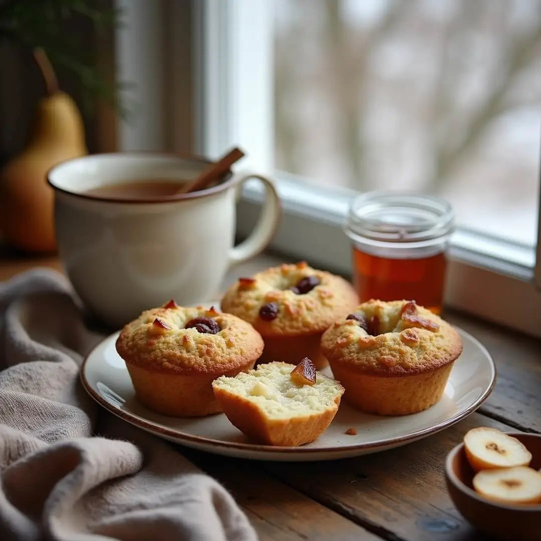Saftige Winter-Birnenküchlein - fitgrade.ch