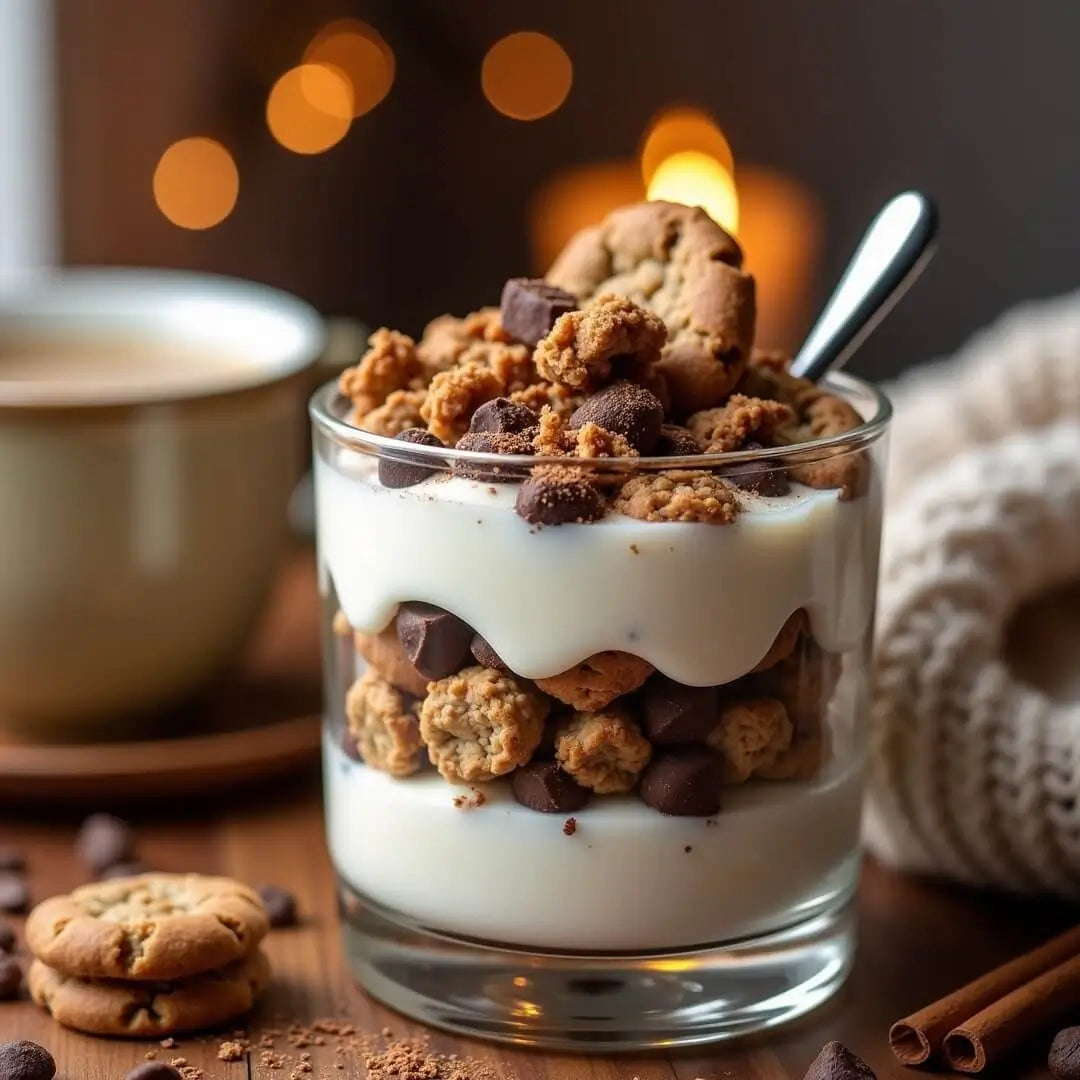 Schnelles Haferkeks-Schichtdessert im Glas - fitgrade.ch