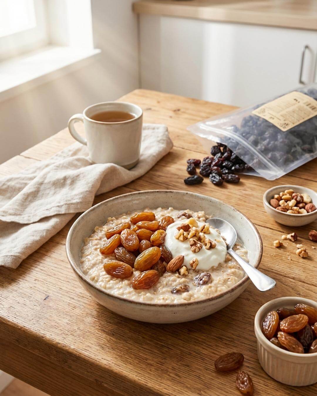 Wärmende Jumbo-Weinbeer-Frühstücksbowl - fitgrade.ch