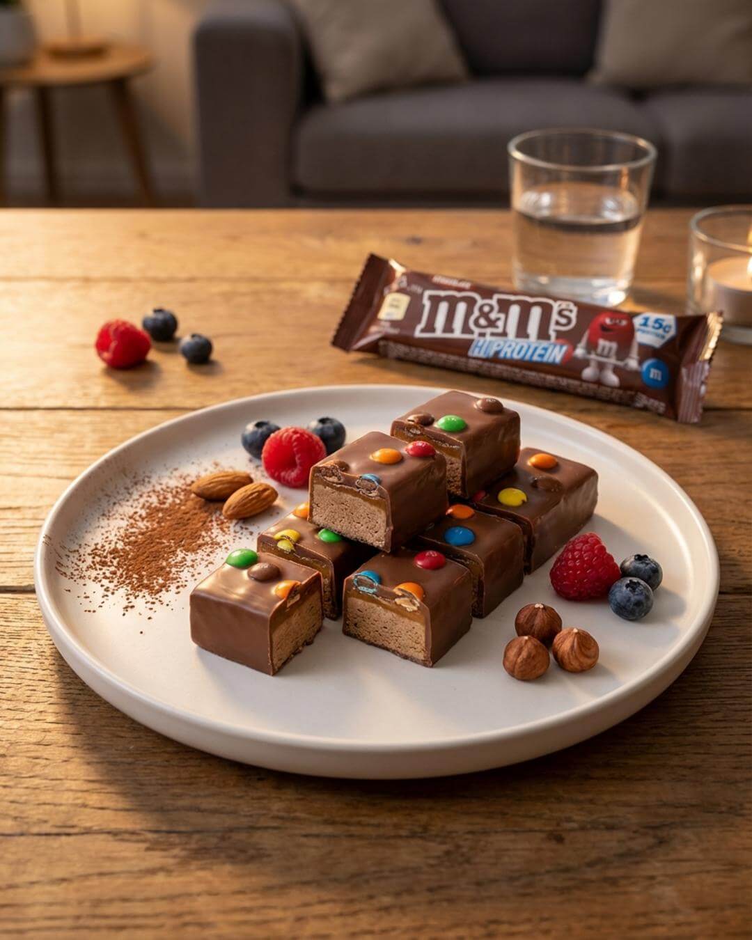 Knusprige Protein-Pralinen aus Riegelstücken - fitgrade.ch