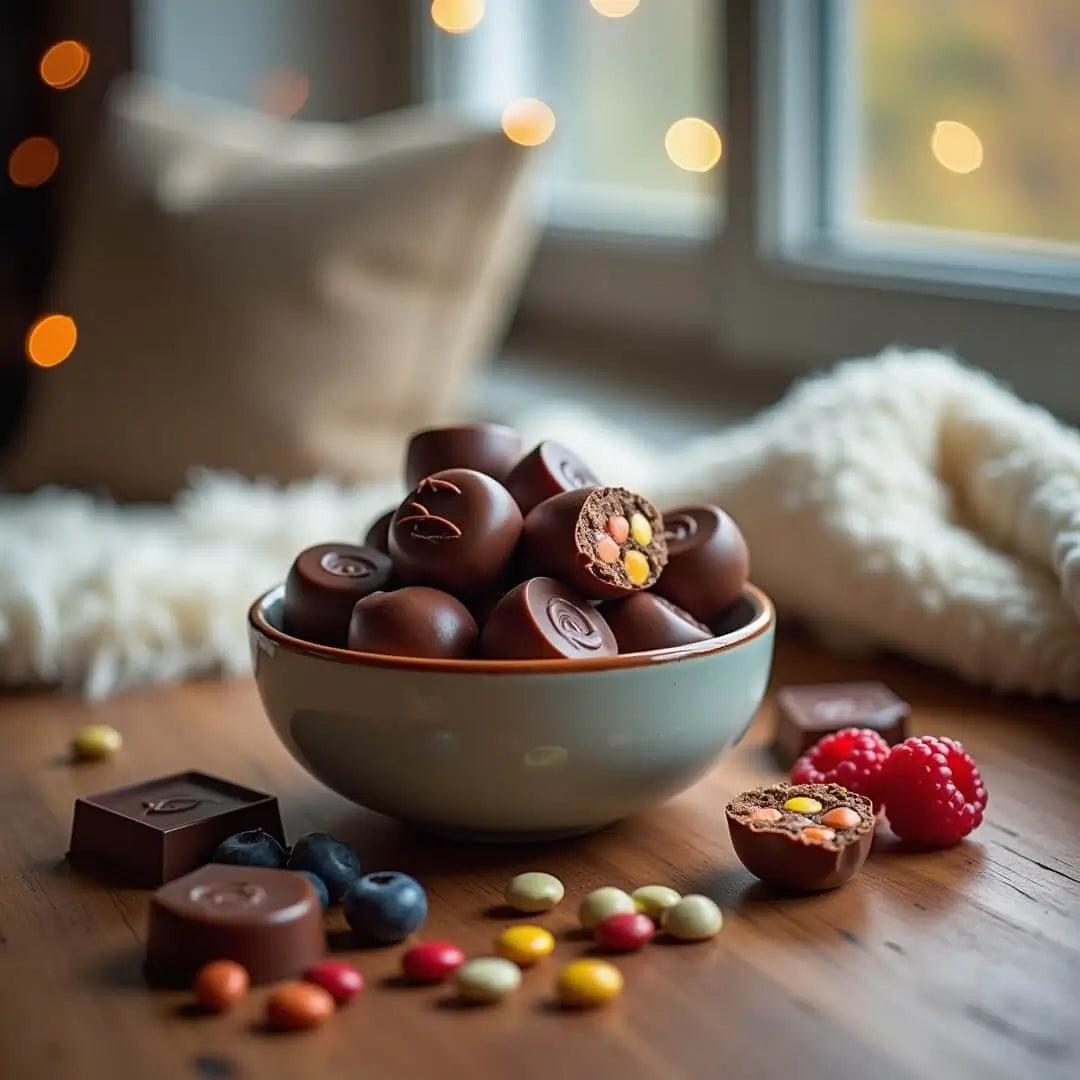 Gekühlte Protein-Snackwürfel mit Beeren - fitgrade.ch