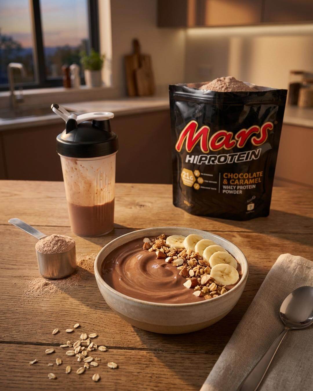 Schoko-Karamell-Proteinbowl - fitgrade.ch