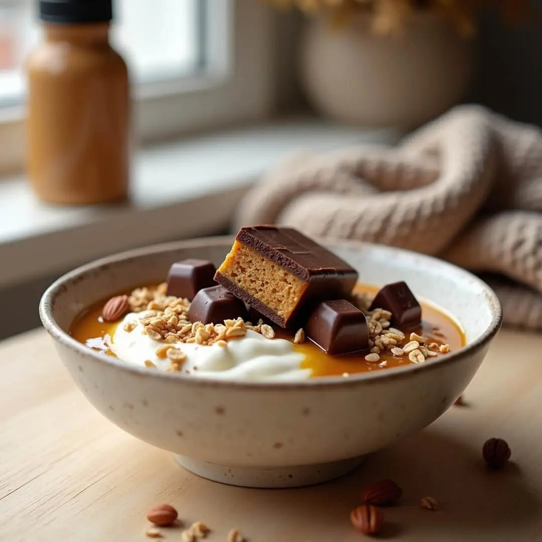 Protein Dessert Bowl mit Mars-Style-Riegel - fitgrade.ch