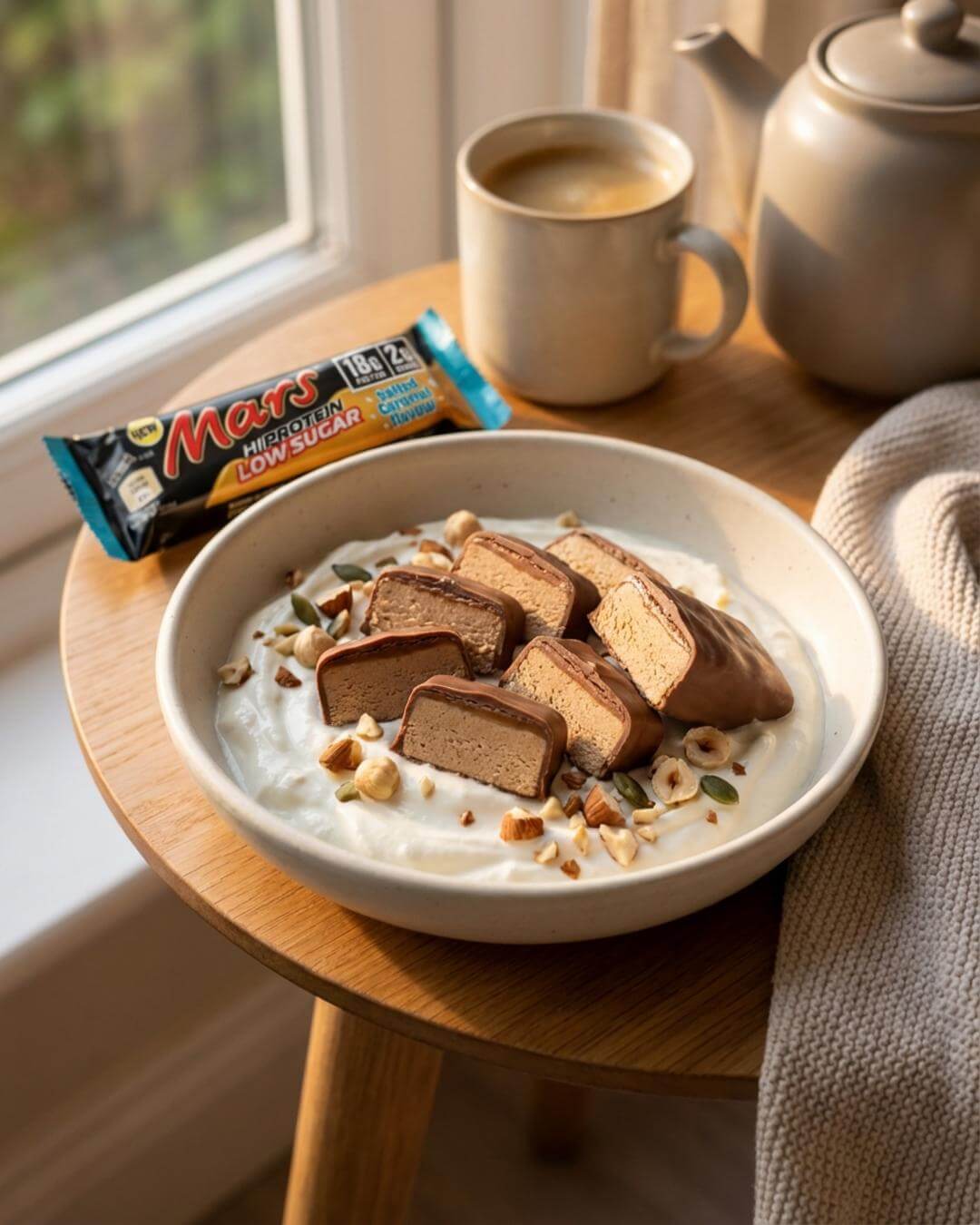 Salted-Caramel-Proteinbreak im Schälchen - fitgrade.ch