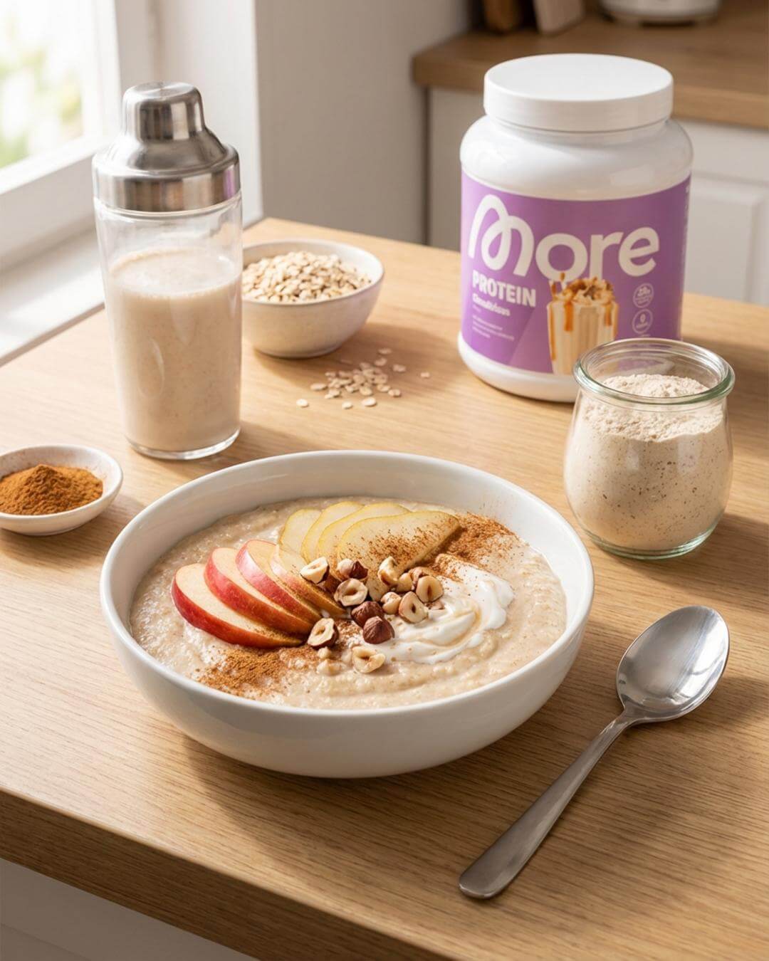 Cremiges Protein-Zimt-Porridge - fitgrade.ch