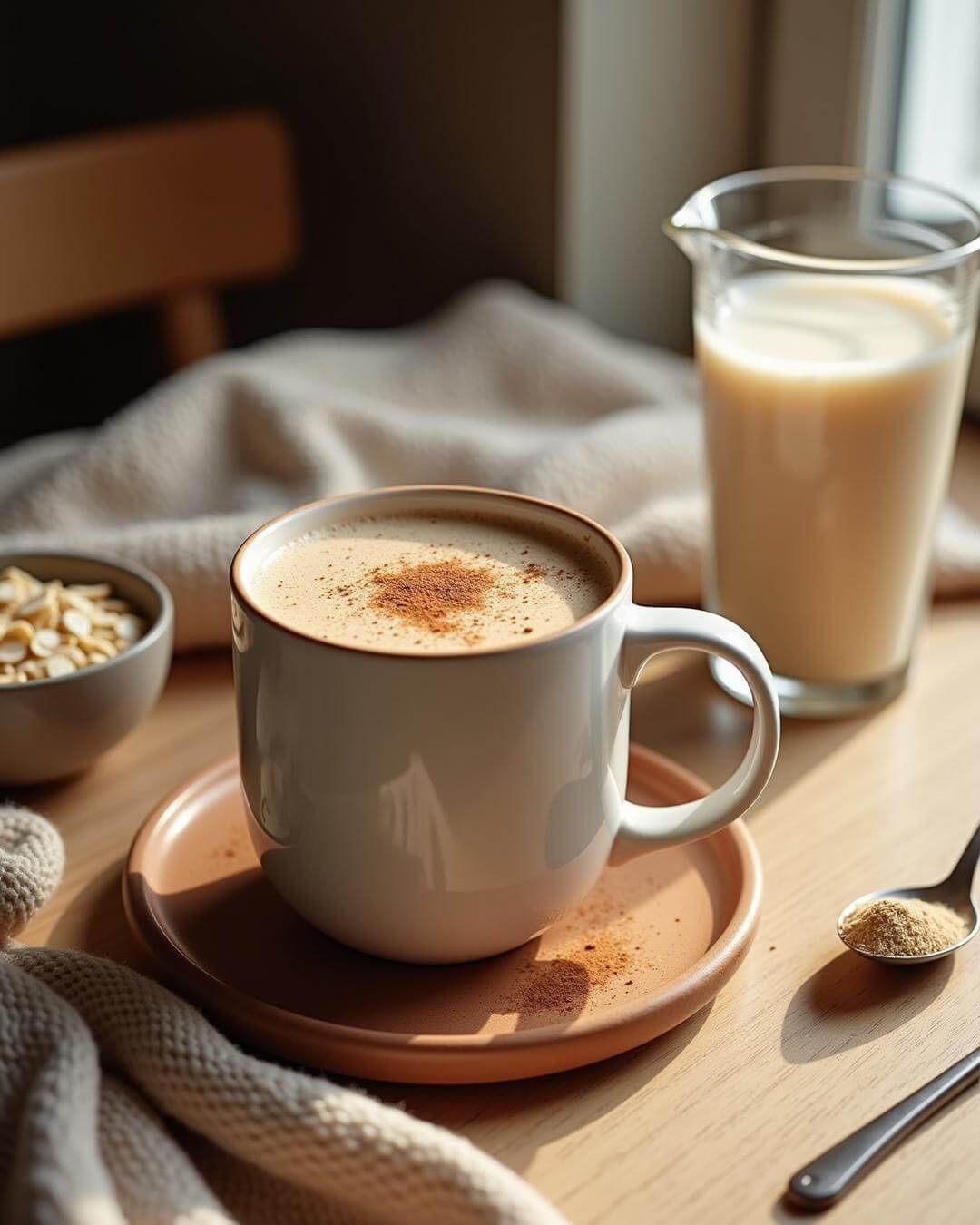 Cremiger Protein-Milkyccino Morgen-Shake - fitgrade.ch