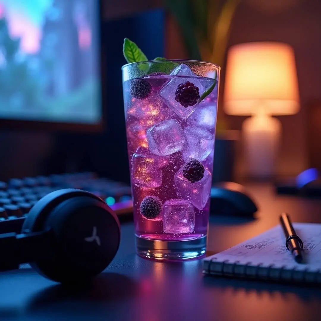 Bubble Blast Focus-Mocktail mit Beeren und Limette - fitgrade.ch