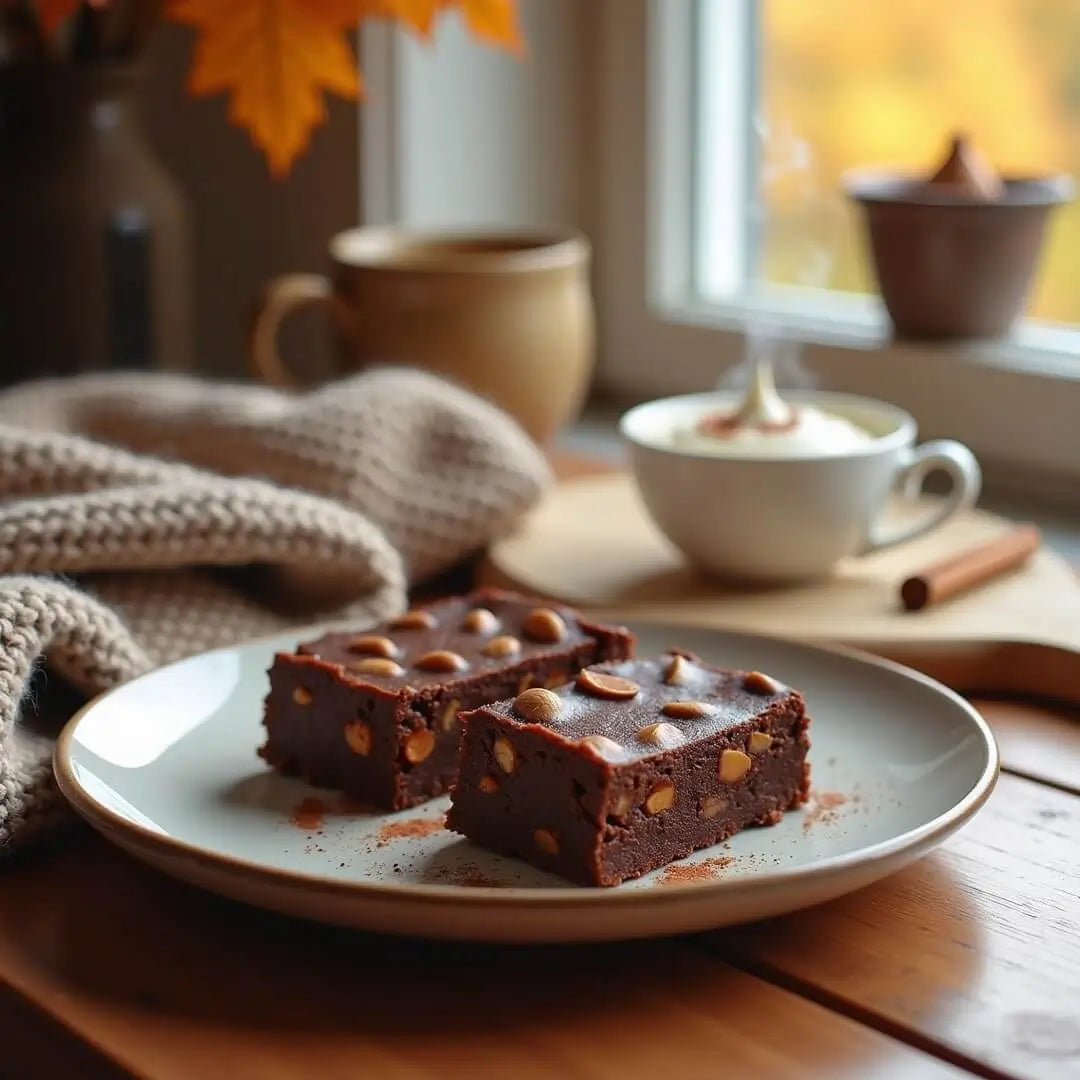 Warmer Peanut-Brownie-Protein-Snack - fitgrade.ch