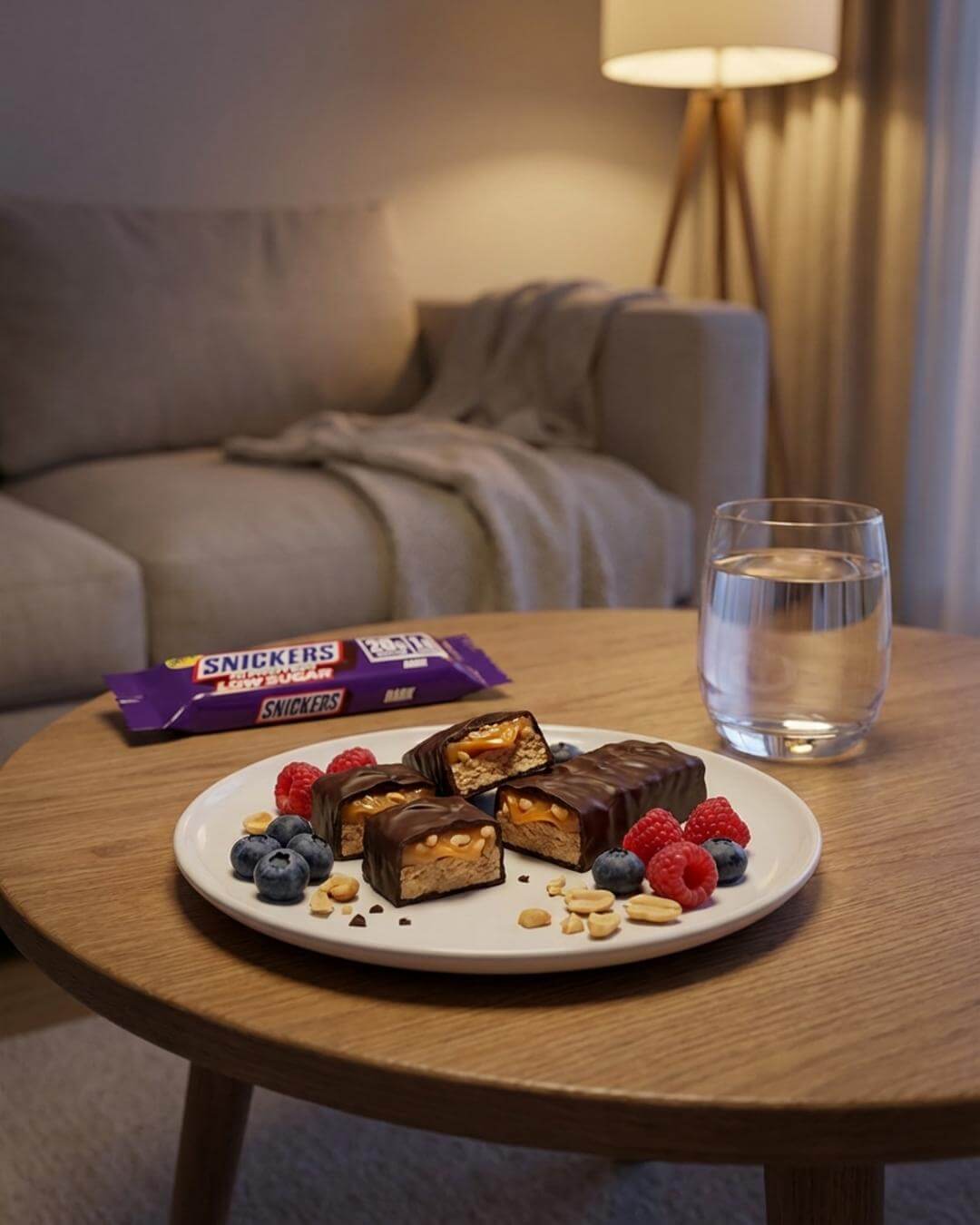 Gekühlter Proteinriegel-Dessertteller - fitgrade.ch