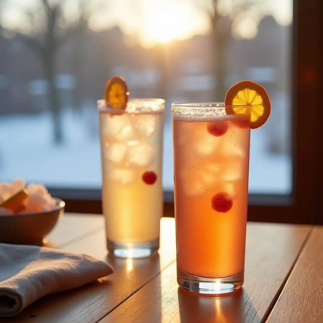 Winterlicher Clear-Protein-Iced-Tea - fitgrade.ch